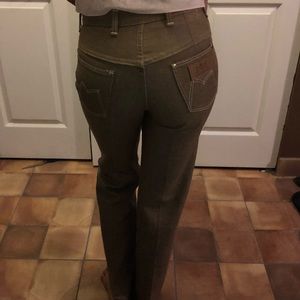 Vintage Brown Maverick Jeans 24 retro